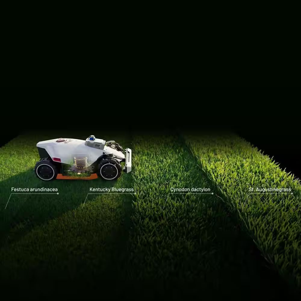 Luba Mini AWD 7.9 In. RTK Robot Lawn Mower (1/4 Acre) Adjustable Cutting Height (2.2 In. - 4 In.) All Terrain, AI Vision