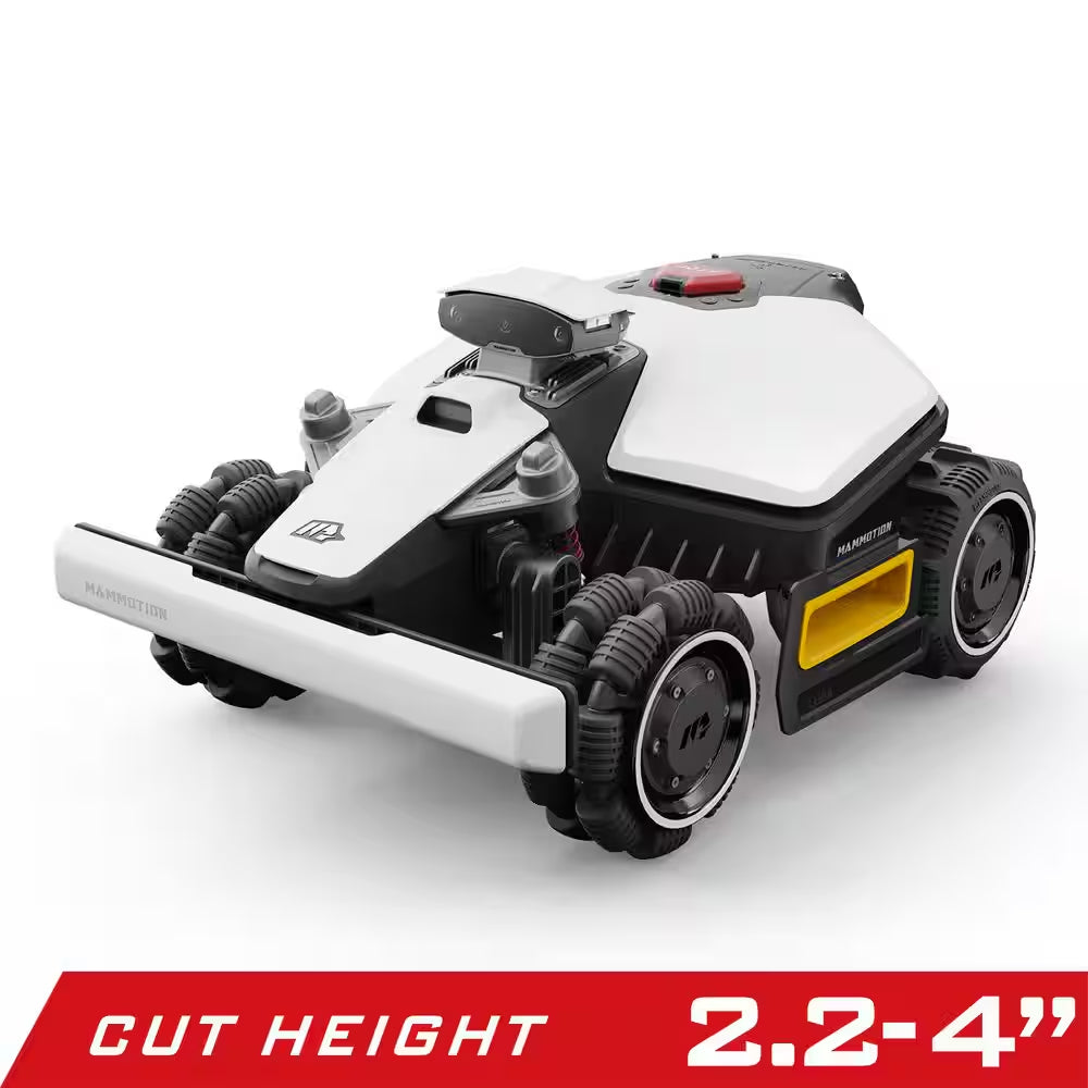 Luba Mini AWD 7.9 In. RTK Robot Lawn Mower (1/3 Acre) Adjustable Cutting Height (2.2 In. - 4 In.) All Terrain, AI Vision